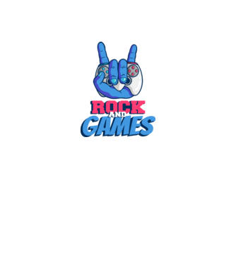 Rock And Games minta fekete pólón