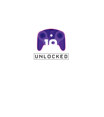Level 19 Unlocked Gamer Születésnap minta türkiz pólón