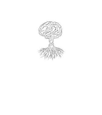 Brain Tree minta fehér pólón