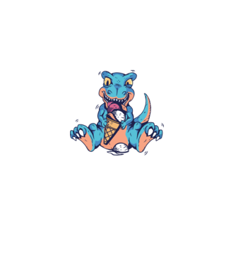 Cuki T-rex Fagyival minta lila pólón