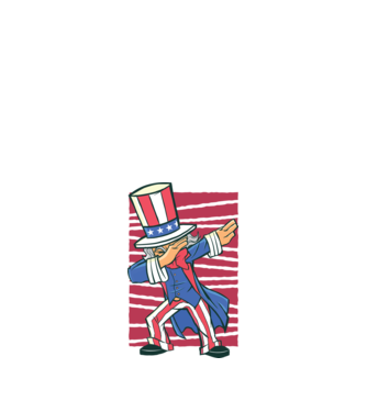 Uncle Sam DAB minta fehér pólón