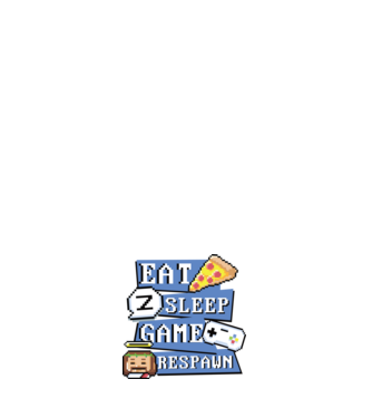 Eat, Sleep, Game respawn minta világos rózsaszín pólón