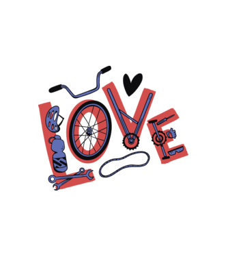 Bringa Love minta fehér pólón