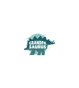 Grandpa Saurus minta homokszín pólón