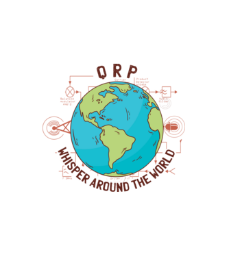QRP Föld minta fehér pólón