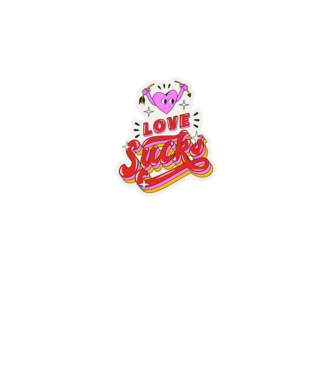 Love sucks - anti valentin minta szürke pólón