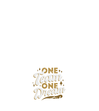 One Team One Dream minta sötétkék pólón