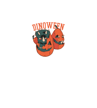 Dinoween minta fekete pólón