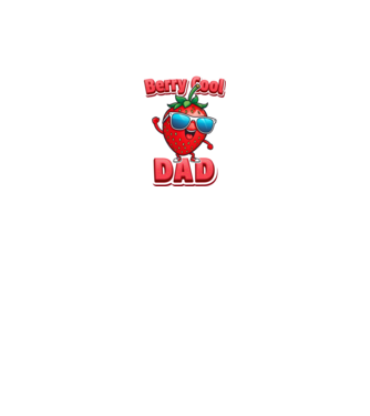 Berry Cool Dad Eper Napszemüvegben minta királykék pólón