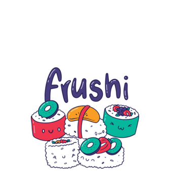 Frushi minta almazöld pólón