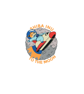 dog moon minta fekete pólón