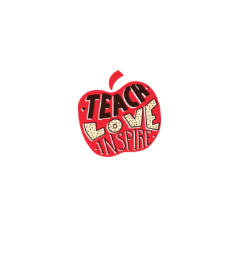 Teach Love Inspire Tanároknak minta szürke pólón