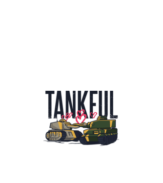 Tank minta fehér pólón