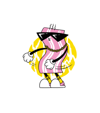 Sonka DAB minta fehér pólón