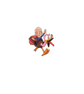 Biden Thanksgiving minta fekete pólón
