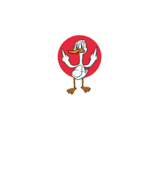 Fuck You Duck minta türkiz pólón