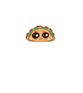Szomorú Taco minta homokszín pólón