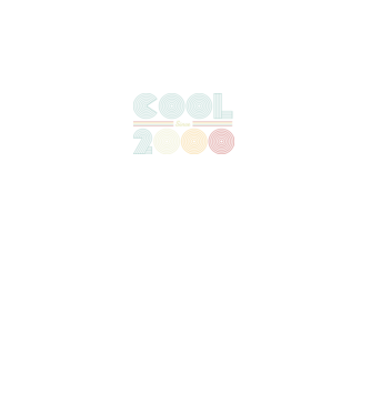 Cool Since 2000 minta fekete pólón
