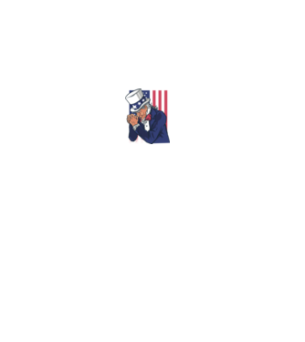 Uncle Sam imádkozik minta világoskék pólón