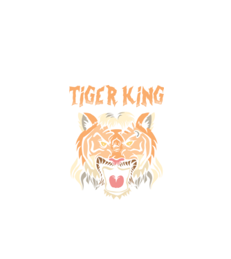 Tiger King minta fekete pólón