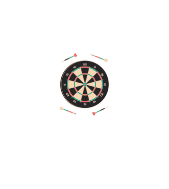 Darts tábla minta fekete pólón