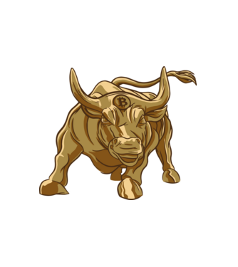 Bull minta fehér pólón