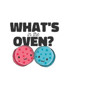 Gender Cookies minta fehér pólón