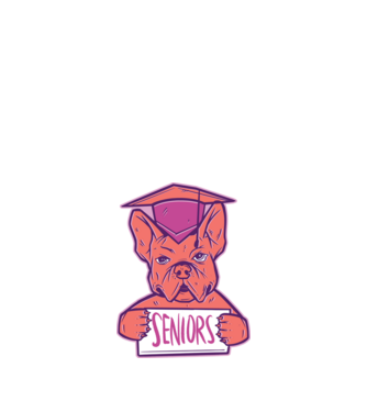 Bulldog minta fehér pólón