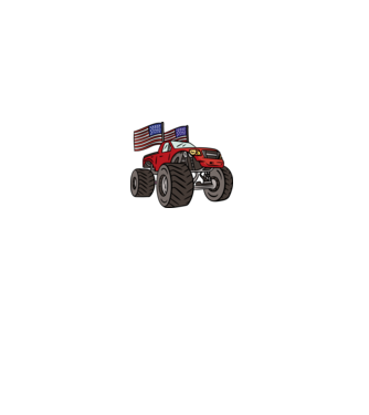 Monster Truck minta homokszín pólón