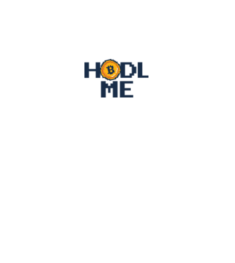 Hodl Me Bitcoin minta fehér pólón