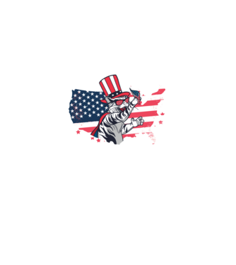 Americat minta fekete pólón
