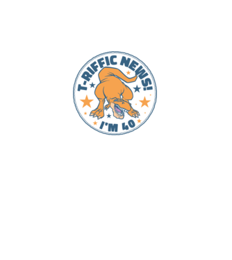 T-rex Terrific news i'm 40 minta türkiz pólón