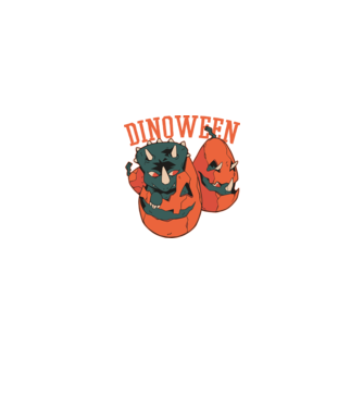 Dinoween minta fekete pólón