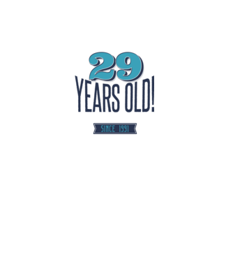 29 years old awesome since 1991 minta türkiz pólón