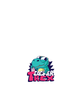 TeacherREX  minta világos rózsaszín pólón