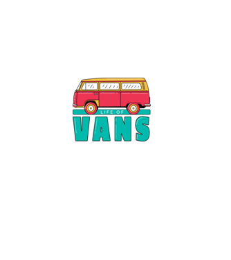 Life of Vans minta világos rózsaszín pólón