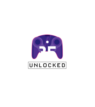 Level 35 Unlocked Gamer Születésnap minta fekete pólón