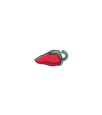 Got Spice Paprika minta fehér/piros pólón