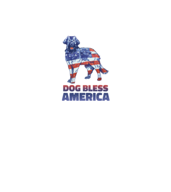 Dog Bless America minta dusty pink pólón