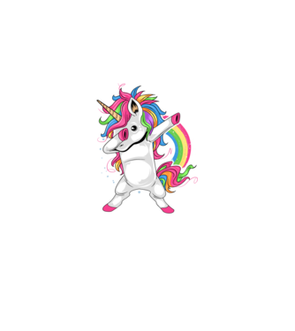 Unicorn Dab minta lila pólón