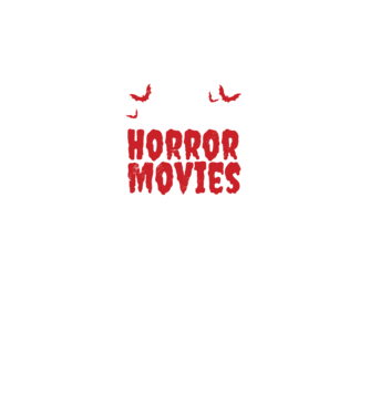 Eat Sleep Horror Movies Repeat minta fekete pólón