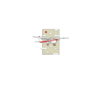 Propelleres Repülőgép minta királykék pólón