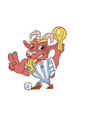 Messi GOAT - Argentina minta világoskék pólón