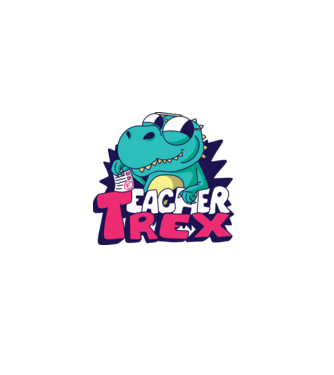 TeacherREX  minta fehér pólón