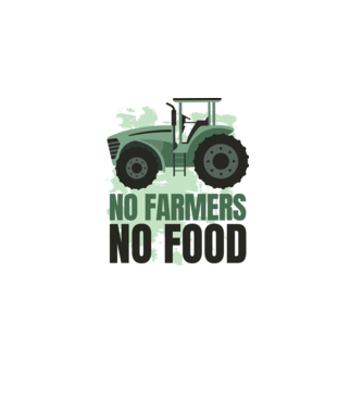 Farmer nélkül minta fehér pólón