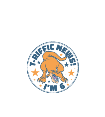 T-rex Terrific news i'm 6 minta türkiz pólón