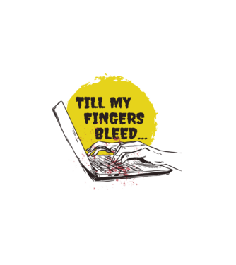 Till My fingers bleed minta fehér pólón