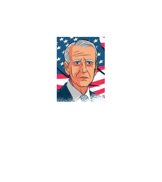 Joe Biden USA minta fekete pólón