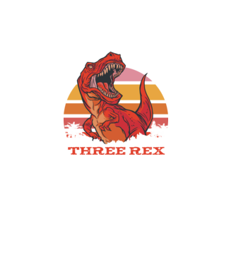 T Rex minta türkiz pólón