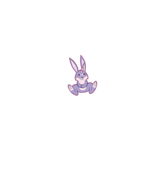 Bunnycorn minta fehér/piros pólón